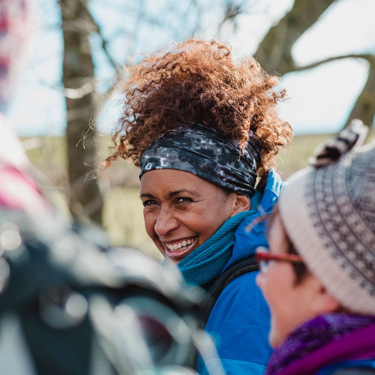 Group of women on a hike